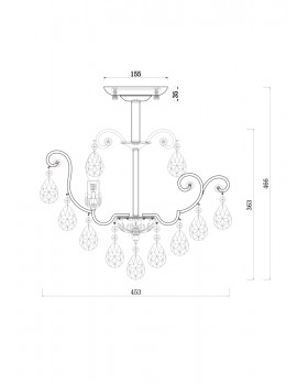 Люстра Freya FR1002PL-05WG-foto2