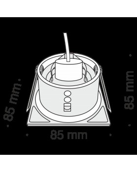 Встраиваемый светильник Technical DL033-2-01B-foto4