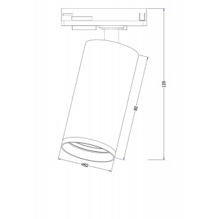 Трековый светильник Technical TR020-1-GU10-B-foto4