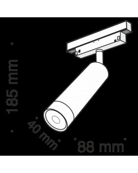 Трековый светильник Technical TR019-2-7W4K-B-foto5