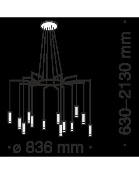 Подвесной светильник Maytoni MOD035PL-12W-foto2