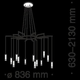 Подвесной светильник Maytoni MOD035PL-12W-foto2