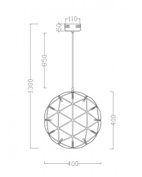 Подвесной светильник Freya FR5099PL-L21CH-foto5