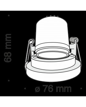Встраиваемый светильник Technical DL040-L10B4K-foto3