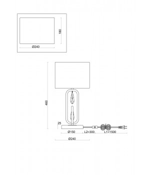 Настольный светильник Freya FR1007TL-01BS-foto2