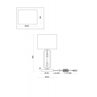 Настольный светильник Freya FR1007TL-01BS-foto2