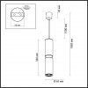 4742/5L L-VISION ODL20 311 черный/золотой Подвес GU10 5W 220V AFRA