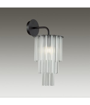 4921/1W MODERN ODL22 329 черный/прозрач./матов./стекло Бра E27 1*60W PAPITA-foto4