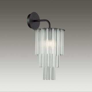 4921/1W MODERN ODL22 329 черный/прозрач./матов./стекло Бра E27 1*60W PAPITA-foto4