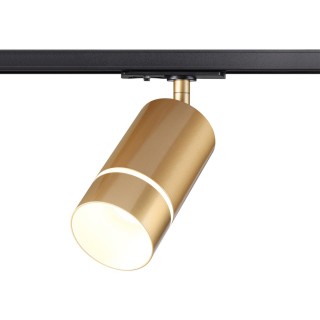 370780 PORT NT21 086 золото Светильник трековый однофазный трехжильный IP20 GU10 9W 235V ELINA-foto5