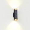 4287/2W HIGHTECH ODL22 263 черный/золотистый/металл Настенный светильник IP20 LED GU10 max 2*10W AD ASTRUM