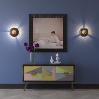 4223/13WL MIDCENT ODL21 179 черн/золот/металл Настенный светильник IP20 LED 13W 1520Лм 3000K ADAMAS-foto3