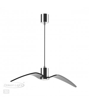 4901/1B PENDANT ODL22 289 чёрный/хром/стекло Подвес GU10 1*5W BIRDS-foto6