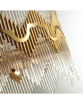 4983/12 HALL ODL22 443 бронзовый/стекло Люстра E14 12*40W SAVIKIA-foto5