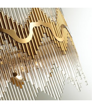 4983/12 HALL ODL22 443 бронзовый/стекло Люстра E14 12*40W SAVIKIA-foto5