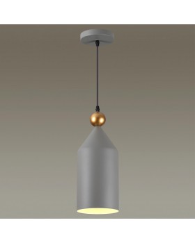 4092/1 PENDANT ODL19 359 серый/золотой Подвес Е27 1*40W BOLLI-foto3