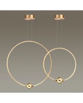 4336/18L L-VISION ODL22 155 брашированное золото/металл Подвесной светильник IP20 LED 18W 1370Лм 4000K GOTA-foto5