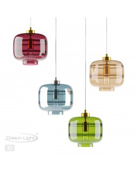 4771/1 PENDANT ODL21 281 янтарный/бронзовый Подвес E27 60W STORBI-foto5