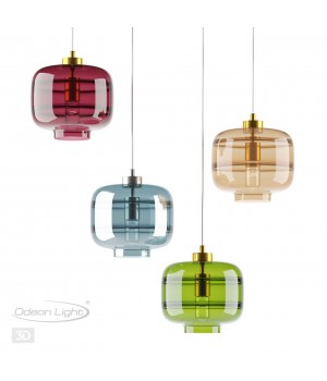 4771/1 PENDANT ODL21 281 янтарный/бронзовый Подвес E27 60W STORBI-foto5