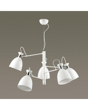 3734/5 MODERNI LN19 104 белый Люстра E27 5*60W 220V KIZZY-foto3