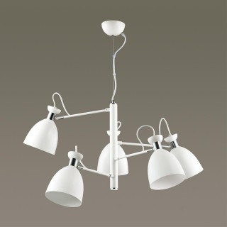 3734/5 MODERNI LN19 104 белый Люстра E27 5*60W 220V KIZZY-foto3