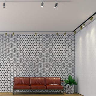 370780 PORT NT21 086 золото Светильник трековый однофазный трехжильный IP20 GU10 9W 235V ELINA-foto3