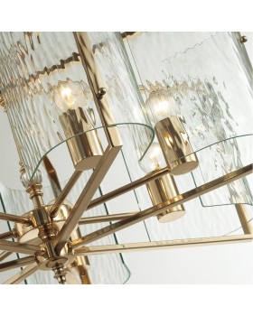 4878/7 MODERN ODL_EX22 93 золотой/прозрачный/стекло Люстра E27 7*60W ELEGANTE-foto7