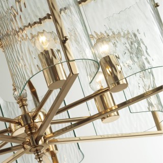 4878/7 MODERN ODL_EX22 93 золотой/прозрачный/стекло Люстра E27 7*60W ELEGANTE-foto7