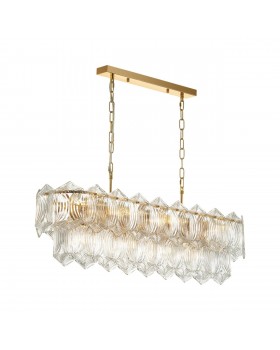 4918/10A MODERN ODL22 327 золотой/прозрачный/стекло Люстра E14 12*40W SOMALA-foto5