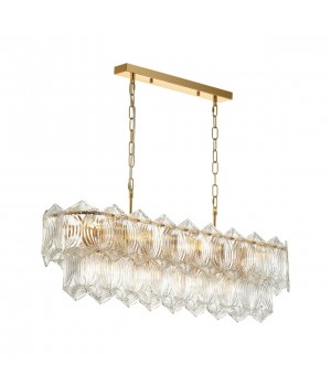 4918/10A MODERN ODL22 327 золотой/прозрачный/стекло Люстра E14 12*40W SOMALA-foto5