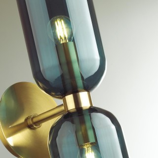 4803/2W MIDCENT ODL21 339 бронзовый/синий Бра с выкл. E14 2*60W ORINOCO-foto7