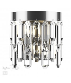 4985/2W HALL ODL22 447 хром/хрусталь Бра E14 2*40W DAKISA-foto5