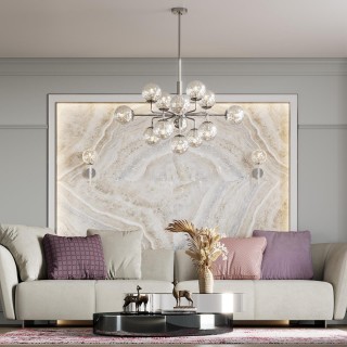 4982/1W MODERN ODL22 323 хром/прозрачный/стекло Бра E14 1*40W VERASA-foto3