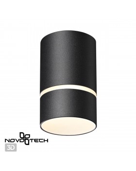 370731 OVER NT21 216 черный Светильник накладной IP20 GU10 9W 235V ELINA-foto4