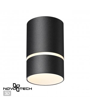 370731 OVER NT21 216 черный Светильник накладной IP20 GU10 9W 235V ELINA-foto4