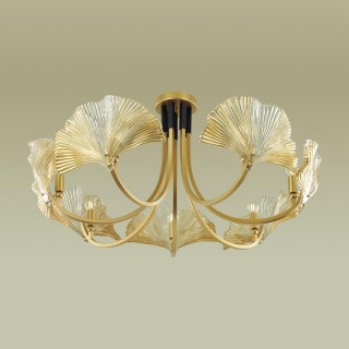 4870/7 HALL ODL_EX22 49 золотой/чёрный/стекло Люстра E14 7*40W VENTAGLIO-foto4