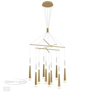 3891/70LG L-VISION ODL20 223 золотистый /металл Подвесной светильник LED 3000K 70W 220V VIVAT-foto5