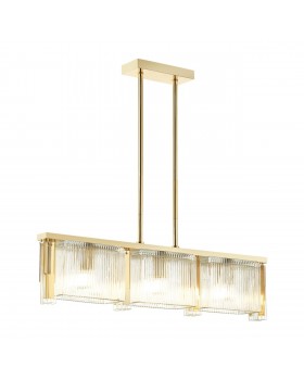 4877/3 HALL ODL_EX22 59 золотой/прозрачный/стекло Люстра E14 3*40W GATSBY-foto6