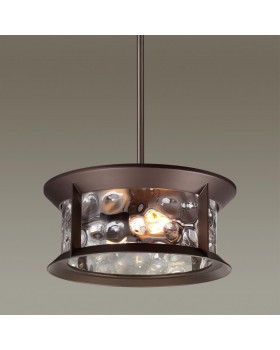 4961/2 NATURE ODL22 565 темно-коричневый/стекло Ландшафтный подвес E27 2*60W IP44 MAVRET-foto4