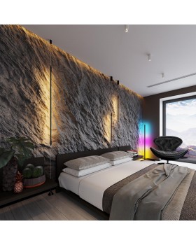 4335/18FL HIGHTECH ODL22 78 чёрный Напольный светильник IP20 LED 18W 1800Лм 3000K FILLINI-foto3