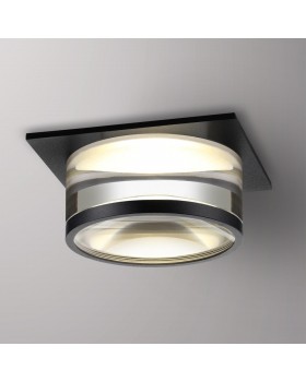 370916 SPOT NT22 300 черный Светильник встраиваемый IP20 GU10 9W 220V GEM-foto3