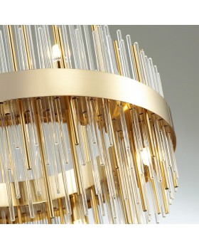 4639/2W HALL ODL20 473 золотой/металл/стекло Бра G9 2*40W 220V IDA-foto7