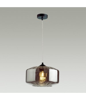 4746/1 PENDANT ODL21 345 дымчатый/черный Подвес E27 60W BINGA-foto4