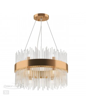 4722/12 HALL ODL20 475 бронзовый/стекло/прозрачный Люстра G9 12*33W 220V FOCCO-foto5