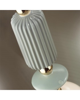 4861/1A CLASSIC ODL_EX21 75 золото/разноцветн./керамика/стекло Подвес E14 1*40W CANDY-foto7