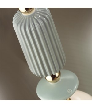 4861/1A CLASSIC ODL_EX21 75 золото/разноцветн./керамика/стекло Подвес E14 1*40W CANDY-foto7