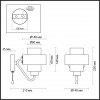 3705/1W COMFI LN19 087 матовый золотой Бра E14 40W 220V DREW