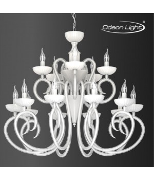 3932/15 HALL ODL18 439 хром/белый Люстра IP20 E14 15*40W 220V ZEFIRO-foto4