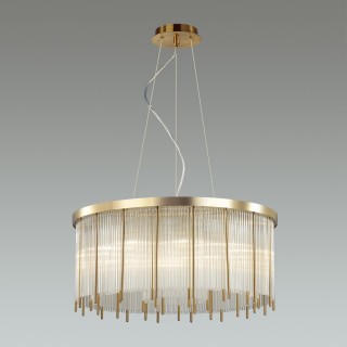 4788/10 HALL ODL21 454 золото/металл/стекло Люстра E14 10*40W YORK-foto4