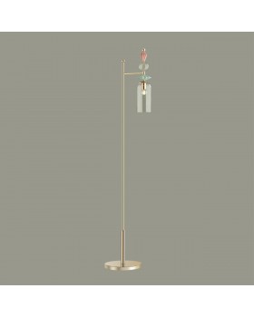 4855/1F CLASSIC ODL_EX21 65 золото/разноцветн./керамика/стекло Торшер E14 1*40W BIZET-foto4